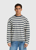 Badge Longsleeve - Ombre Blue