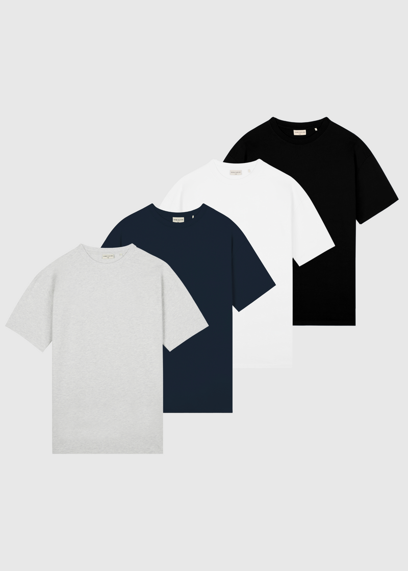 Heavy Oversized Premium Tee - 4 Pack