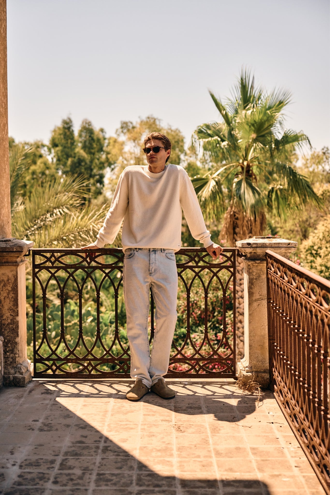 Loop Knit Crewneck - Ecru
