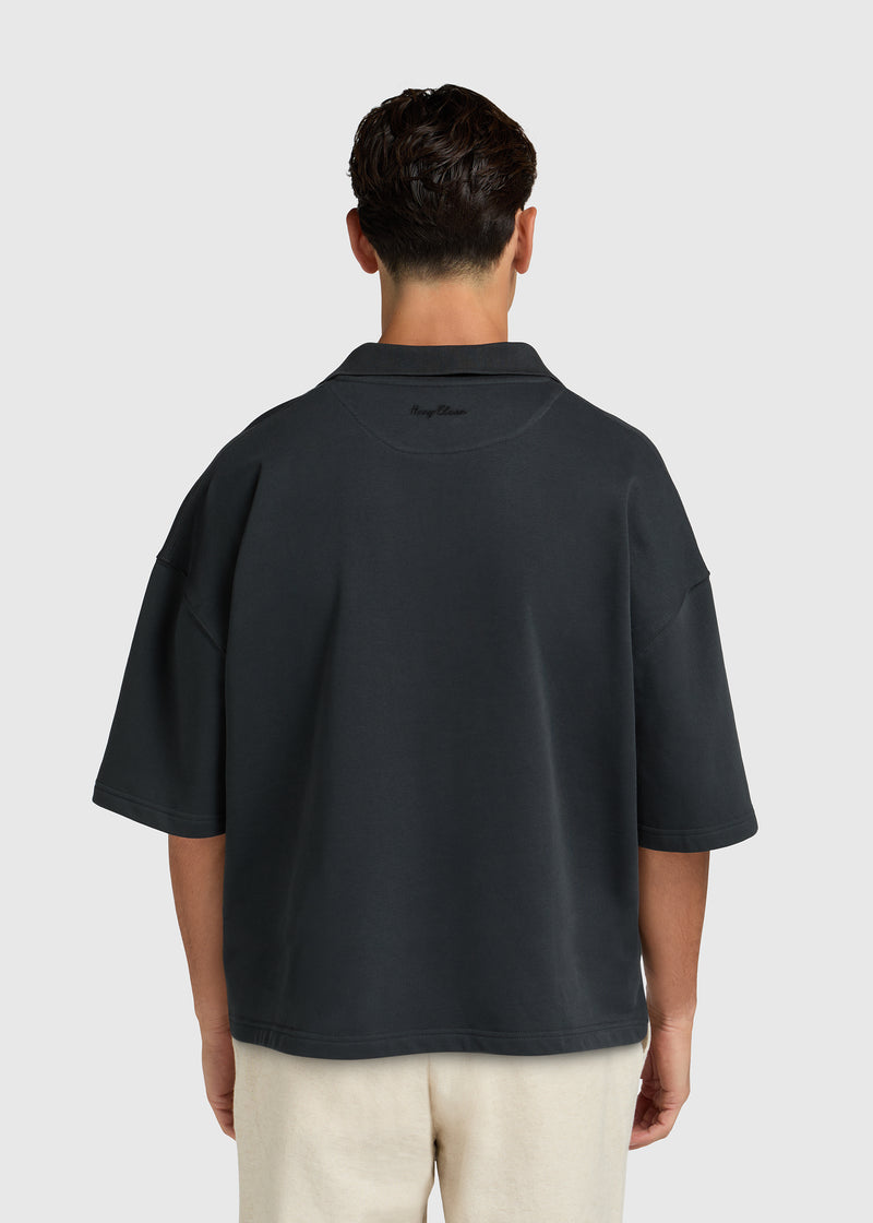 Das Boxy Polo – Off Black