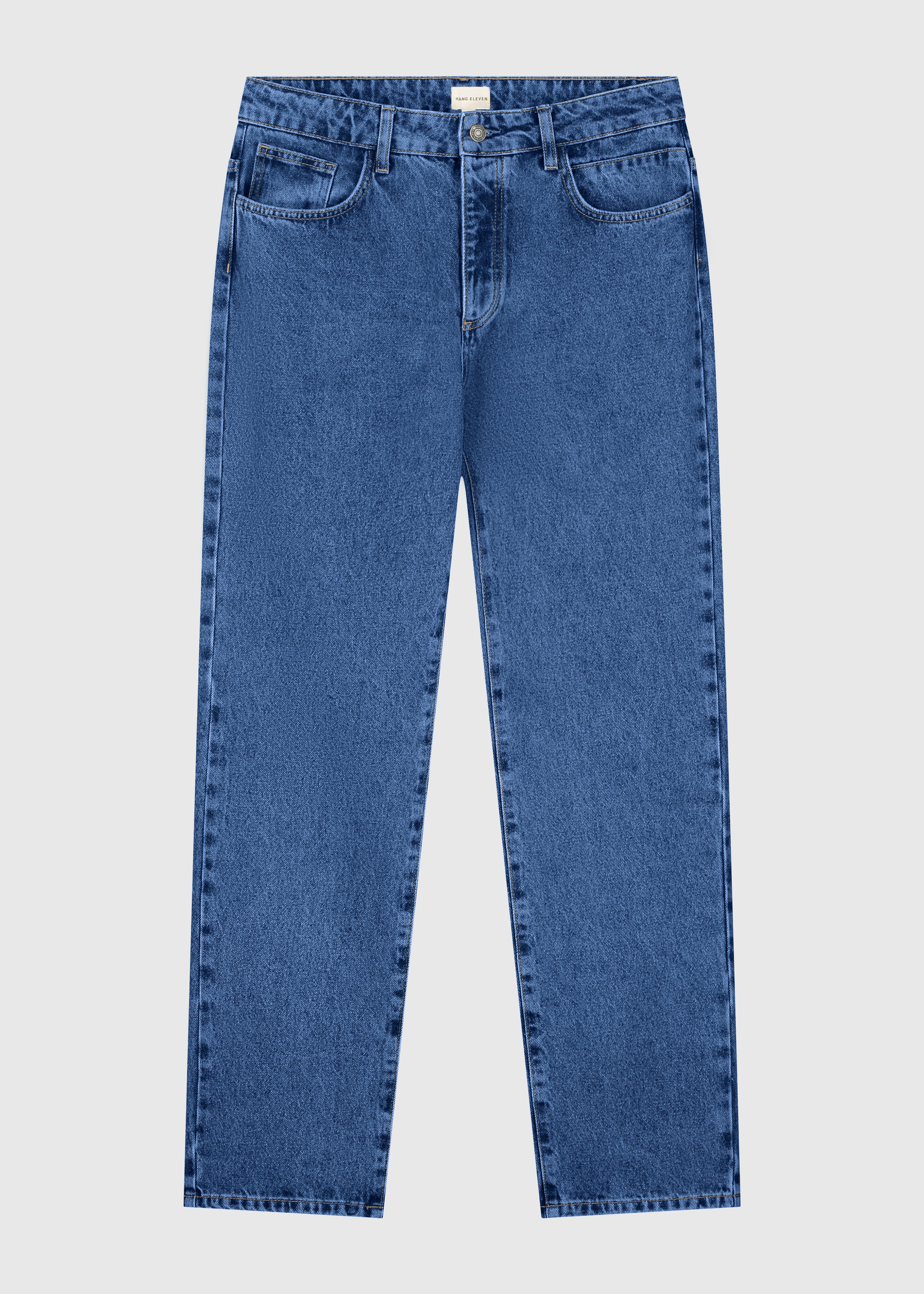 Premium Straight Jeans - Deep Blue