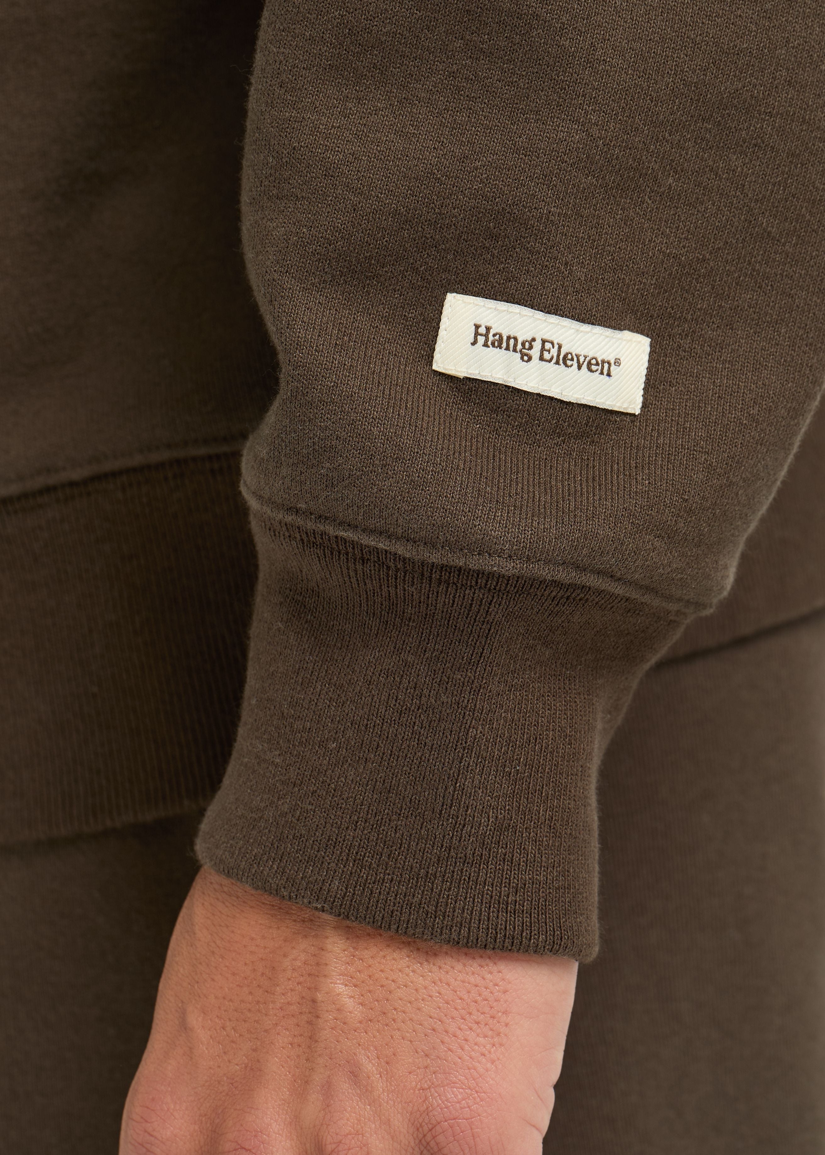 Vintage Washed Heavy Longsleeve - Brown