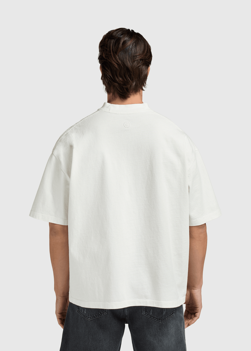 T-shirt ample vintage - Blanc