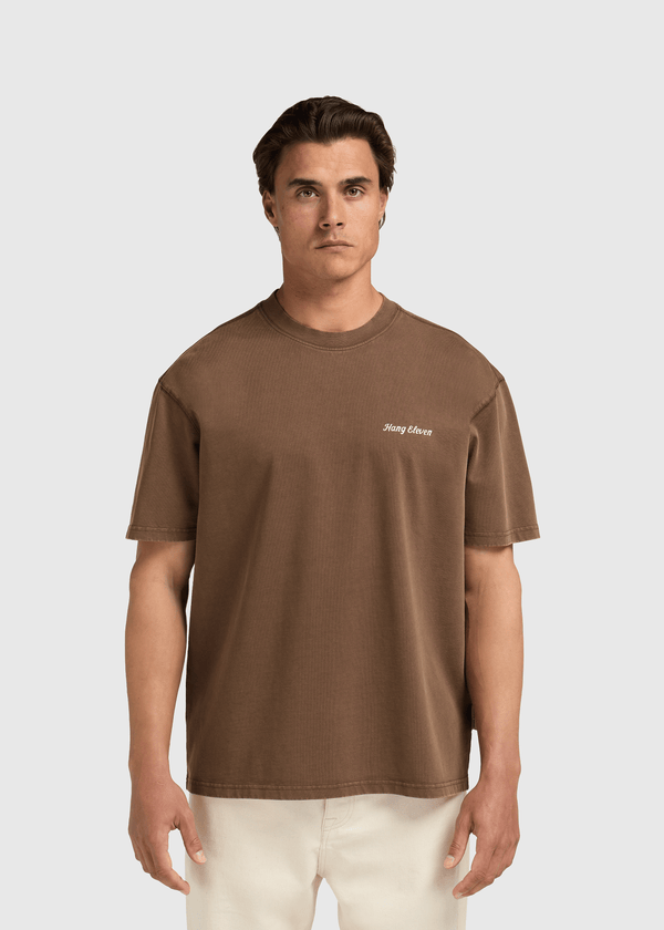Fruit Market Tee - Washed Brown