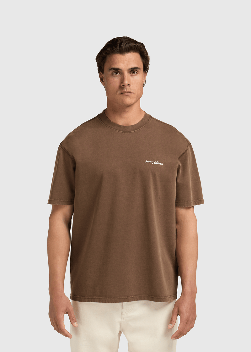 Fruit Market Tee - Washed Brown
