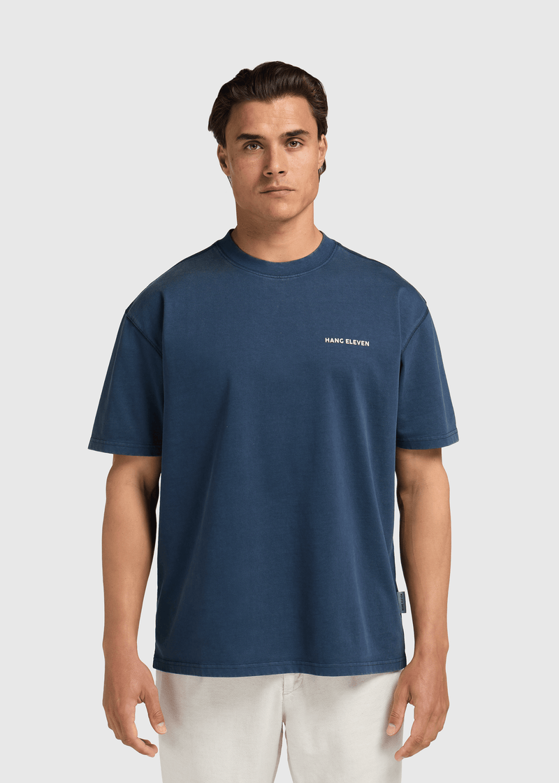 Tropical Tee - Marineblau