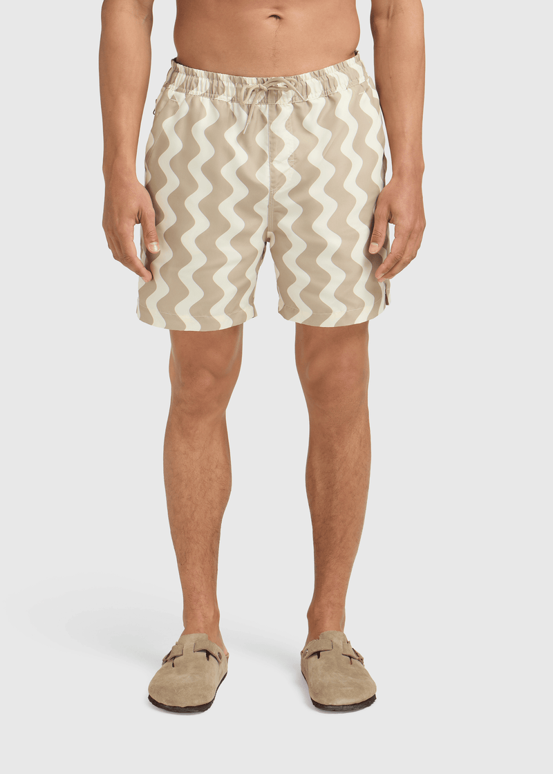 Wave Swim Short - Sand