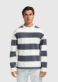 Big Stripe Longsleeve - Ombre Blue