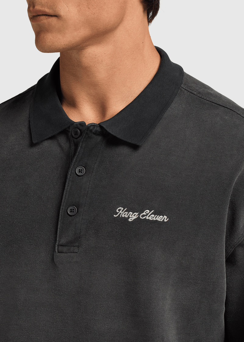 Spray Polo - Washed Black