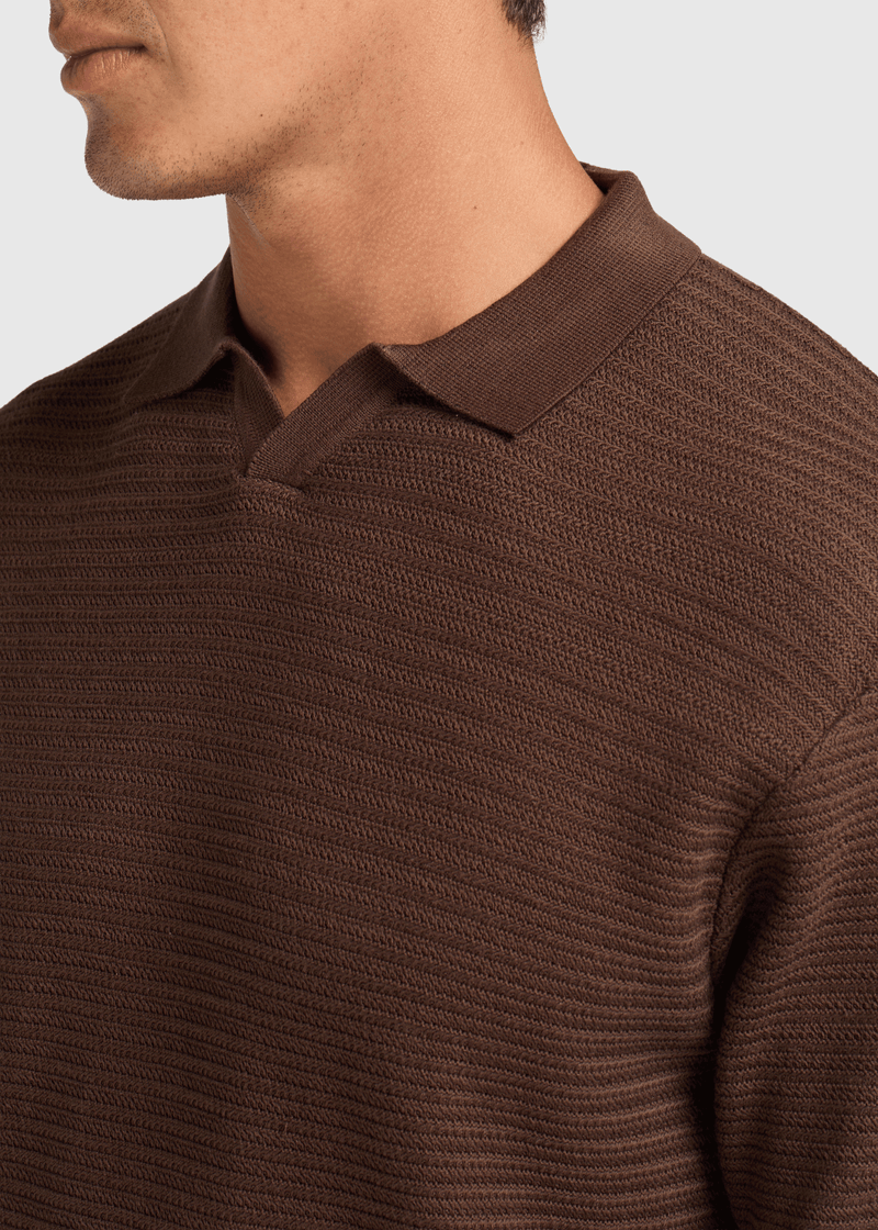 Structure Polo - Brown