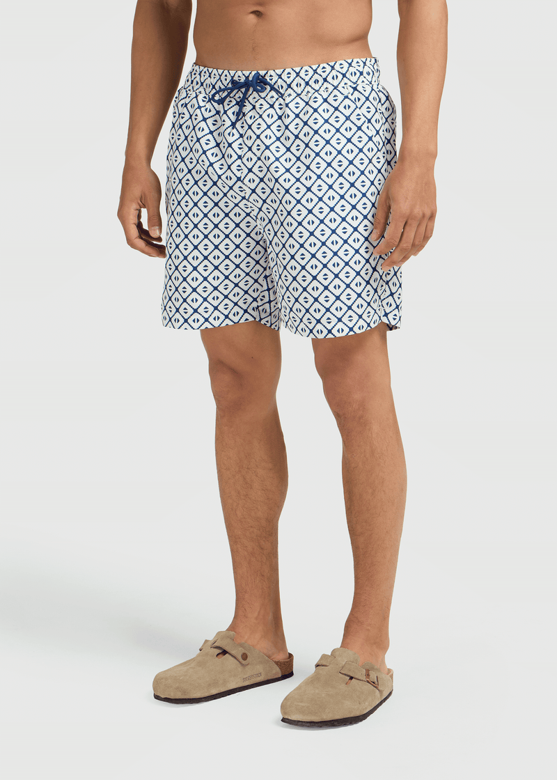 Diamond Swim Short- Navy Blue