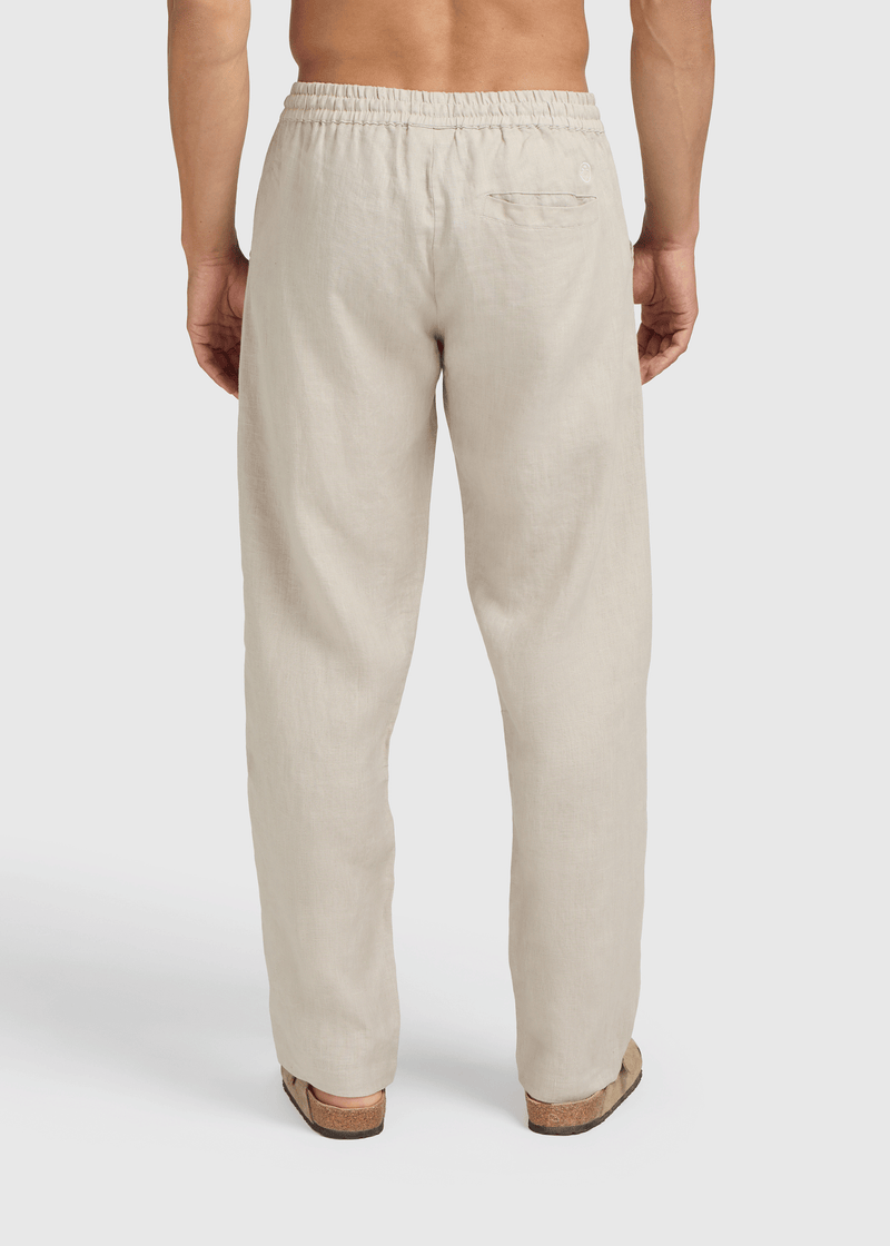 Leinenhose - Taube