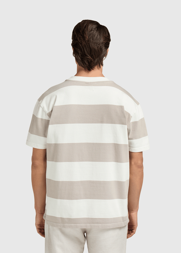 Big Stripe Tee - Sand
