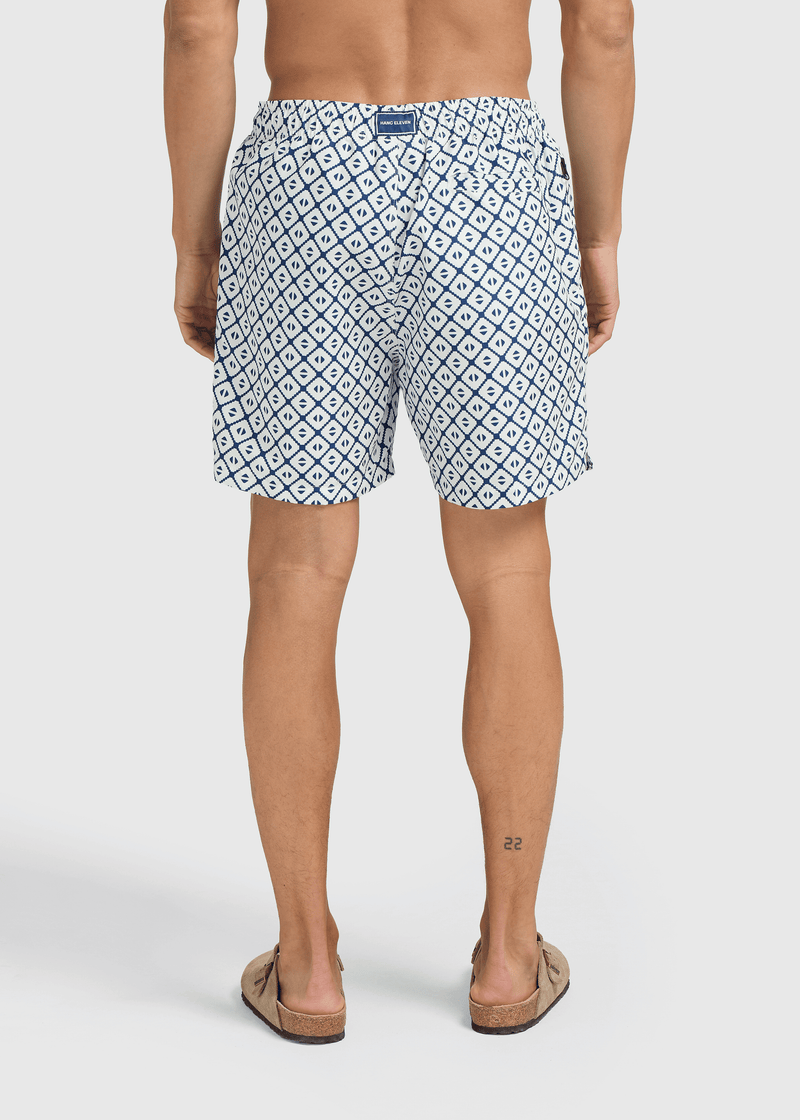 Diamond Swim Short- Navy Blue