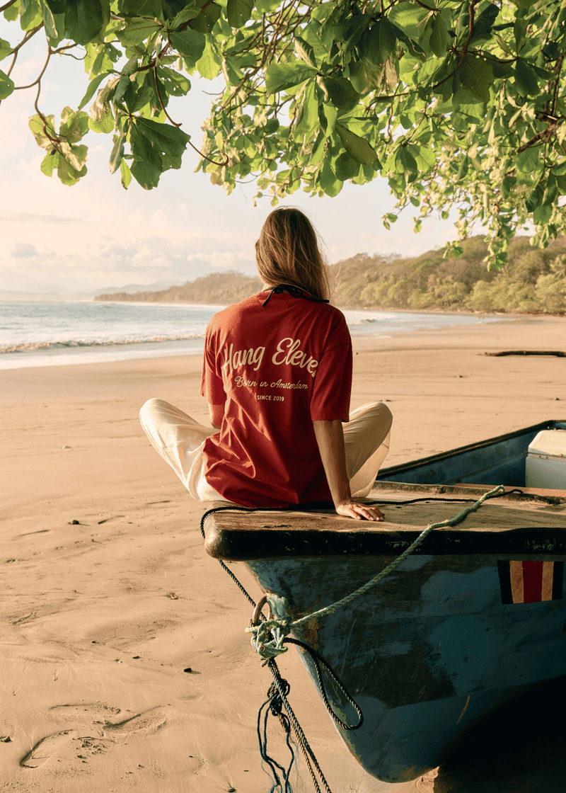 Born Tee - Deep Red