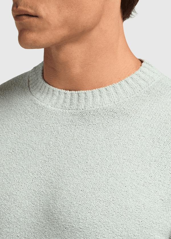 Loop Knit Tee - Light Green