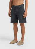 Clean Denim Short - Off Black