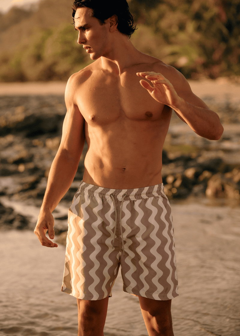Wave Swim Short - Sand