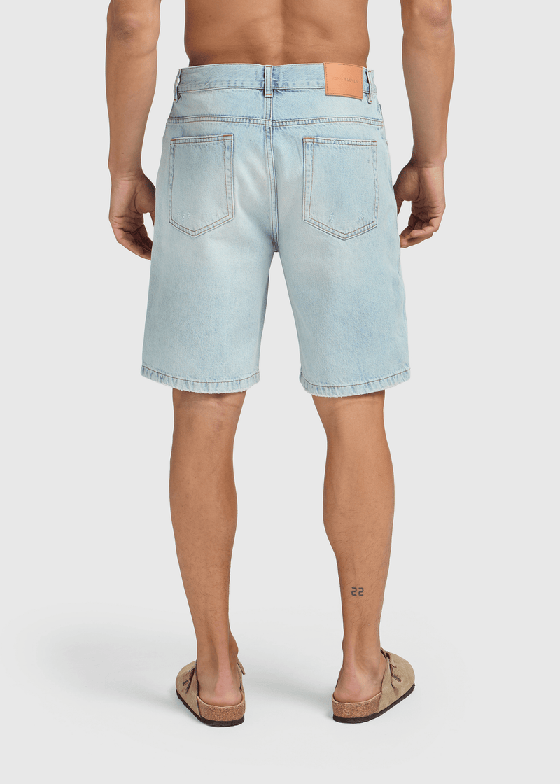 Clean Denim Short - Light Blue