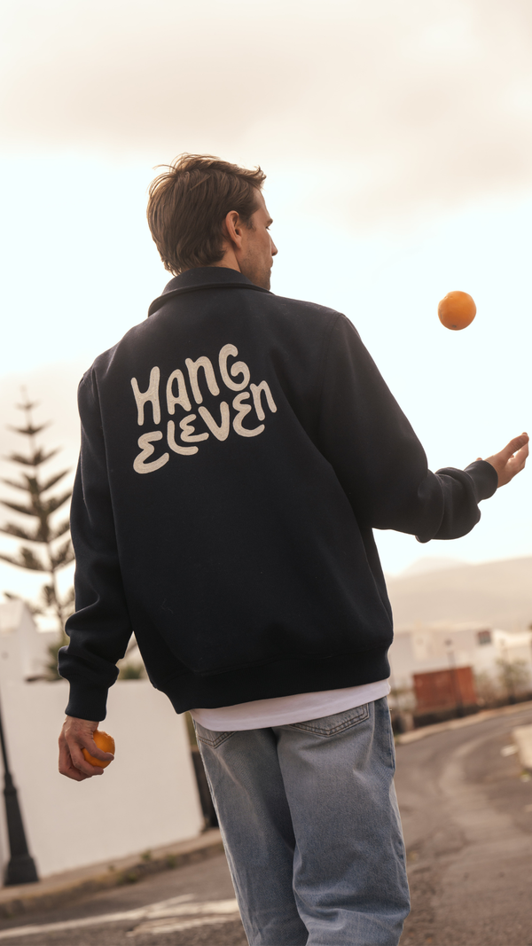 Veste de sport universitaire - Bleu marine