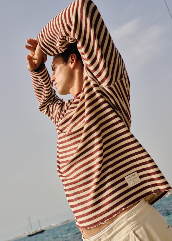 Structure Longsleeve - Bordeaux Red