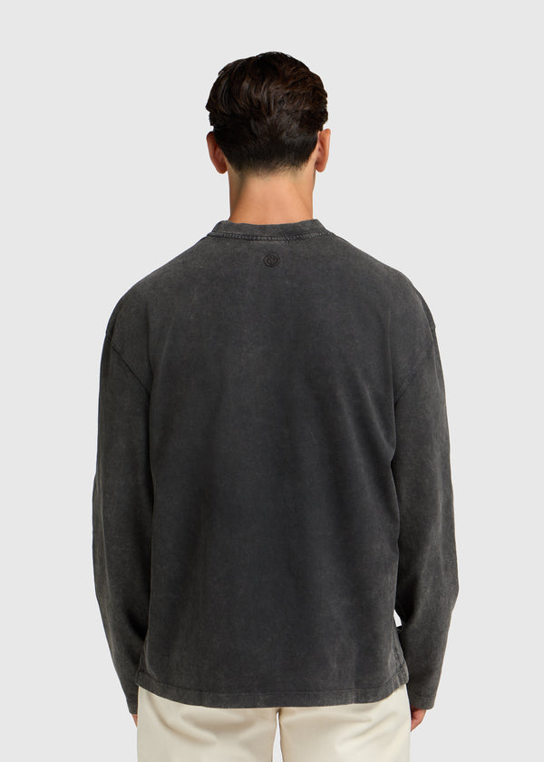 Vintage Washed Longsleeve - Off Black