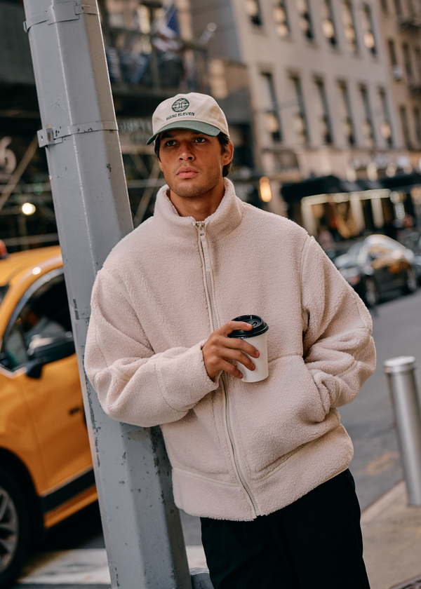 Teddy Tape Jacket - White Sand