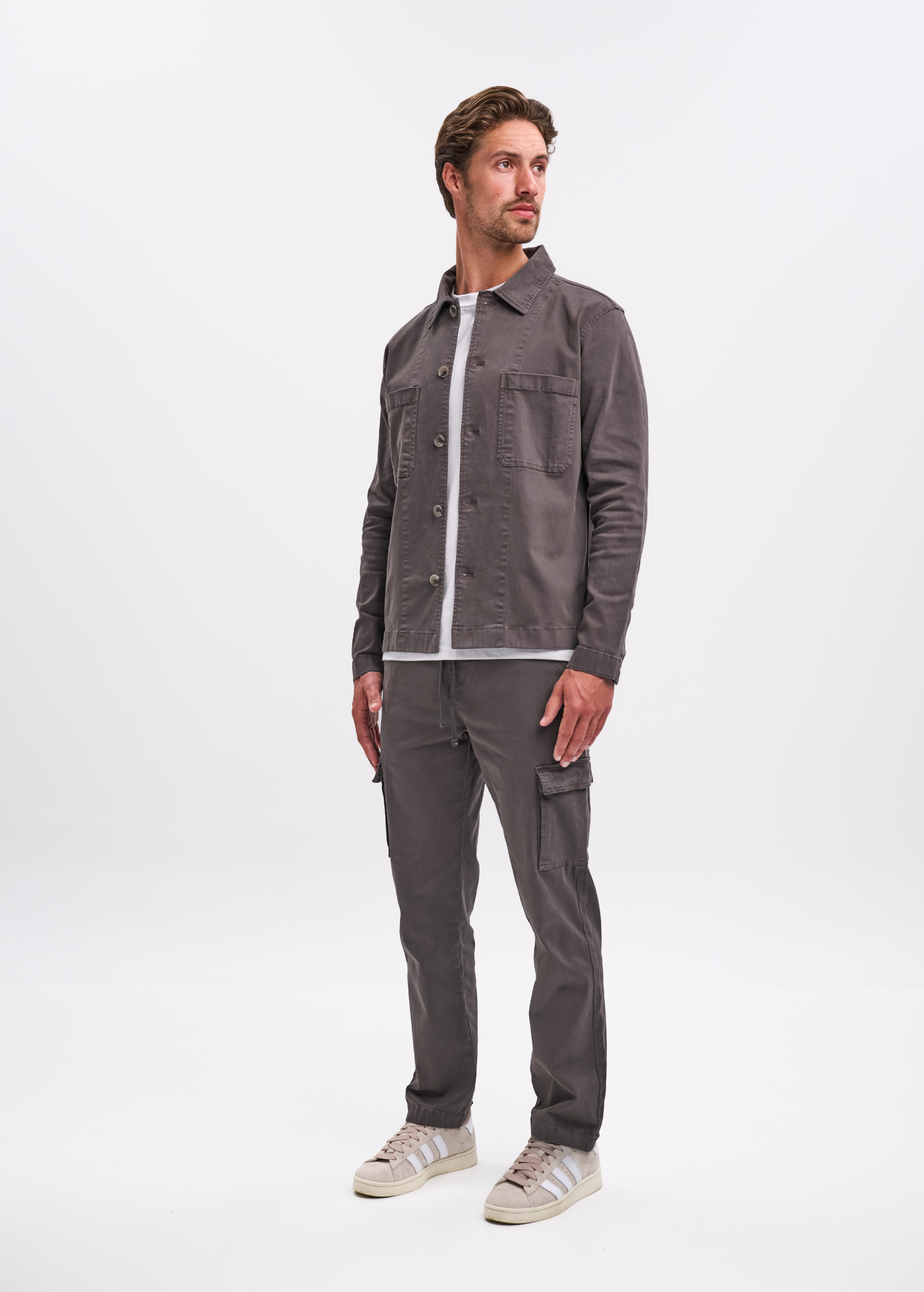 Worker Jacket - Washed Brown