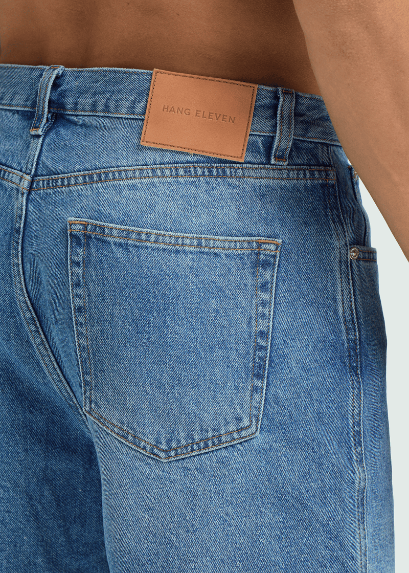 Clean Denim Short - Middle Blue