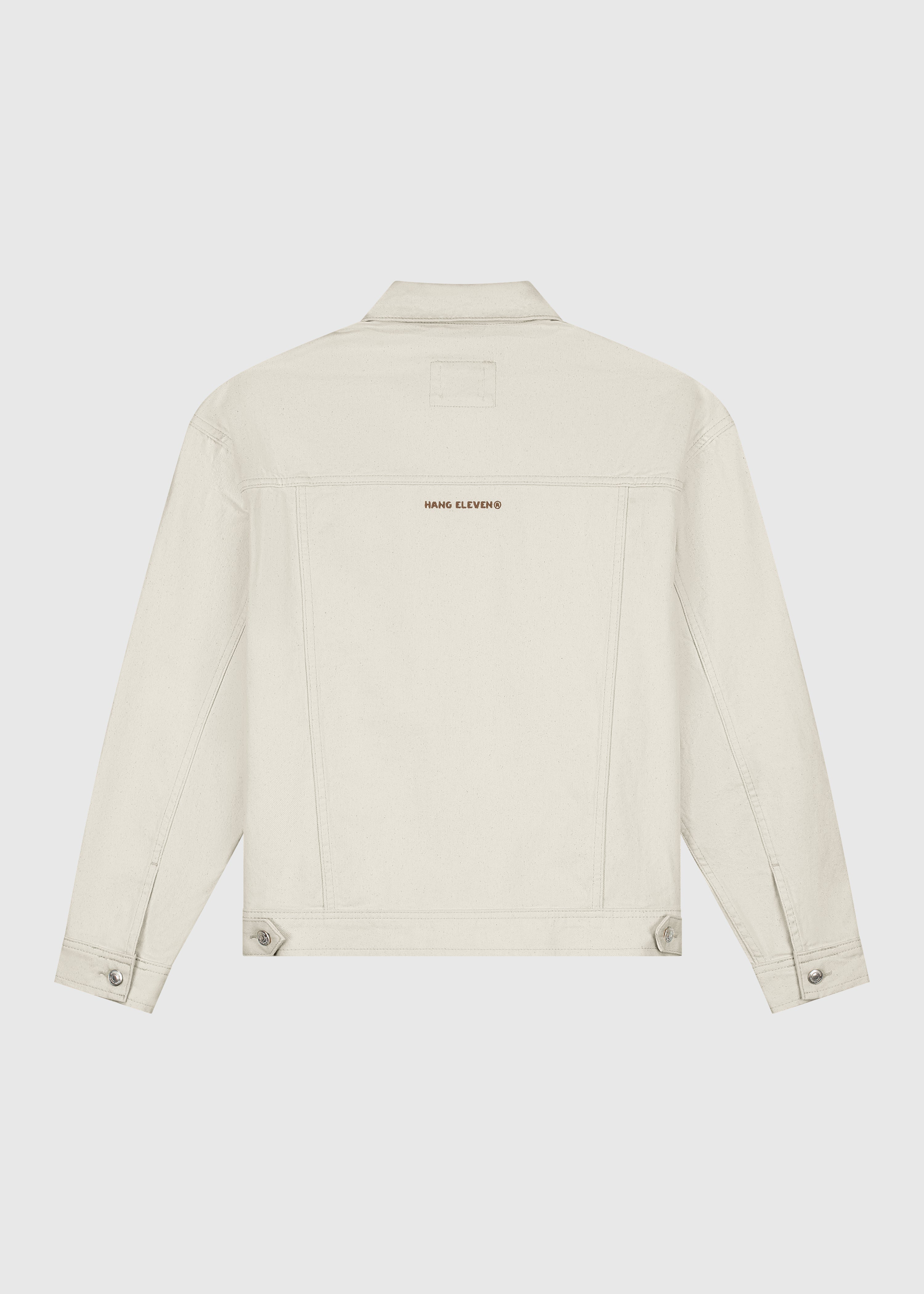 Premium Denim Jacket - Oatmeal