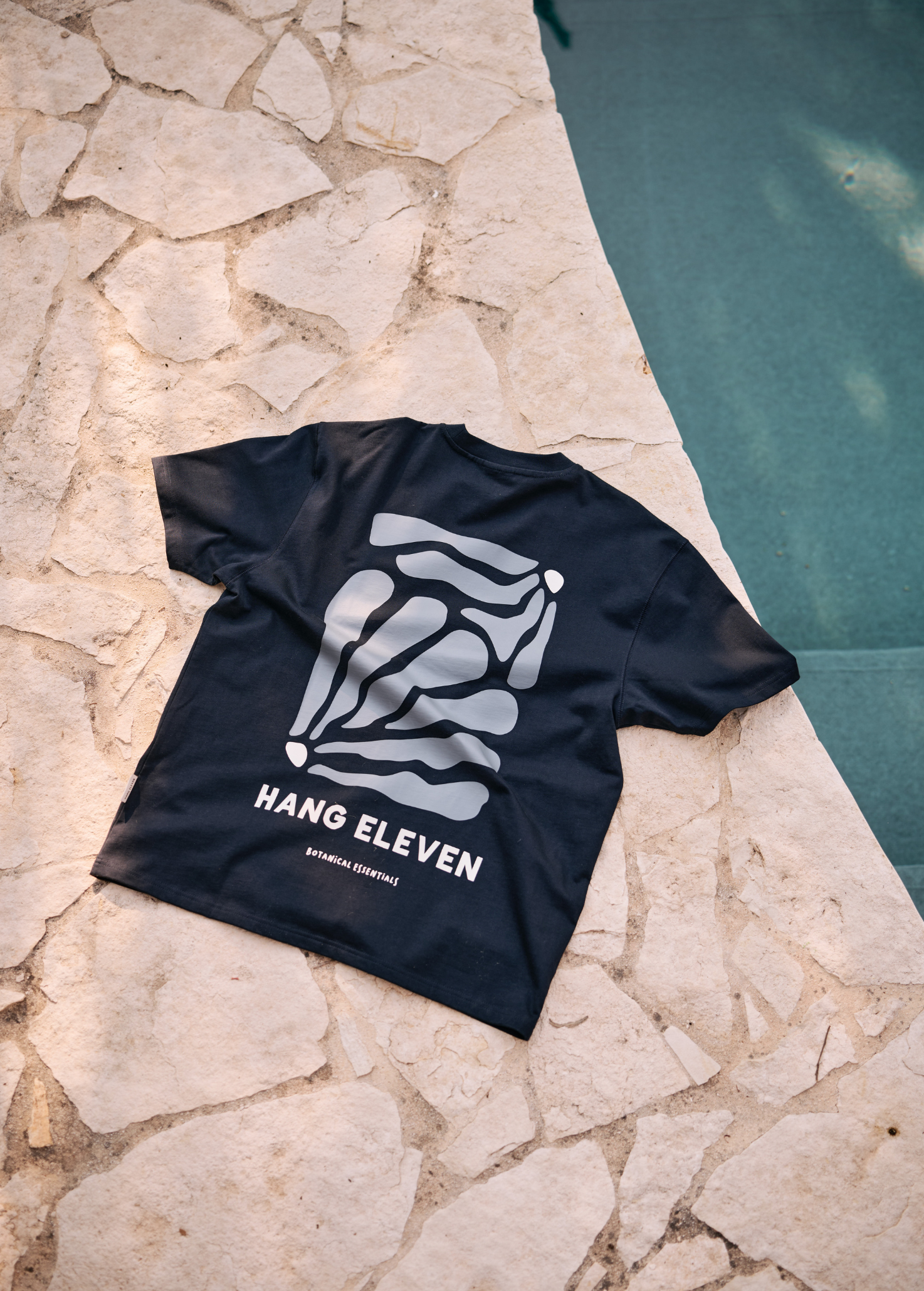 T-shirt botanique - Bleu marine