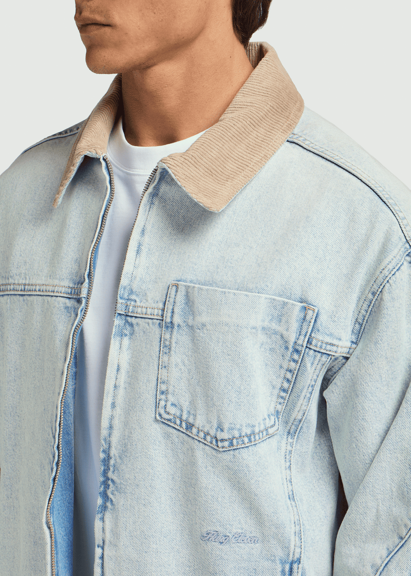 Blouson en jean Ozzy - Bleu délavé