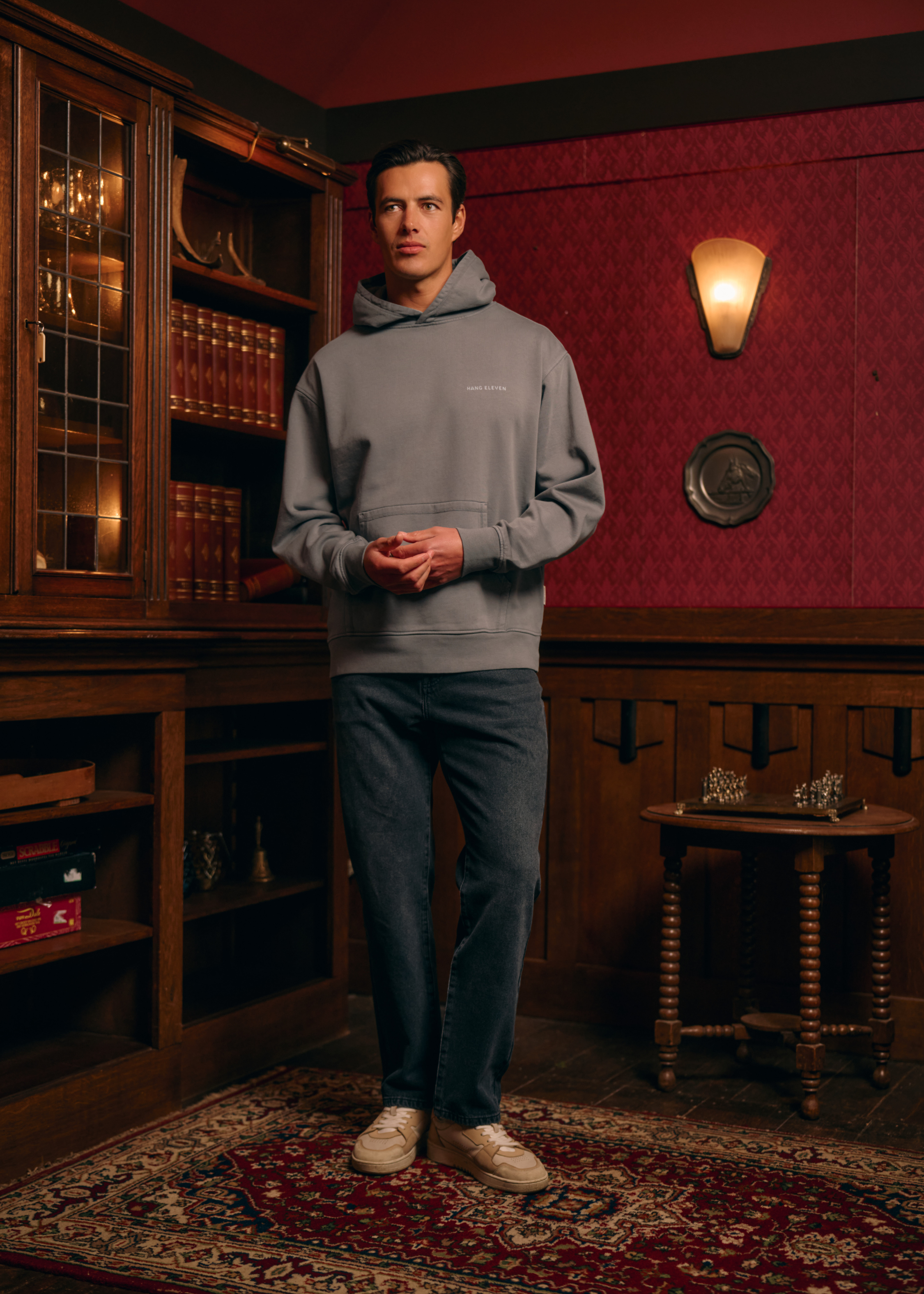 The Blossom Hoodie - Stone Grey