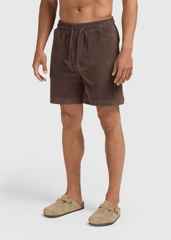 Toweling Short - Espresso