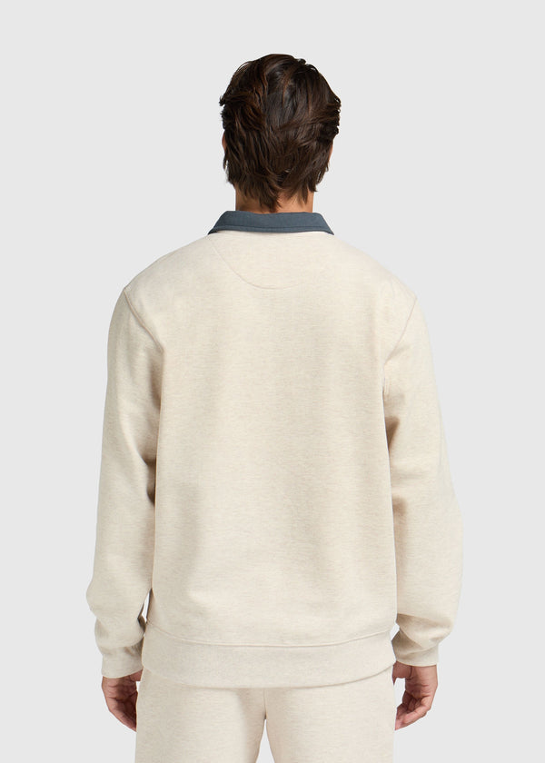 Vintage Washed Rugby Polo - Sand