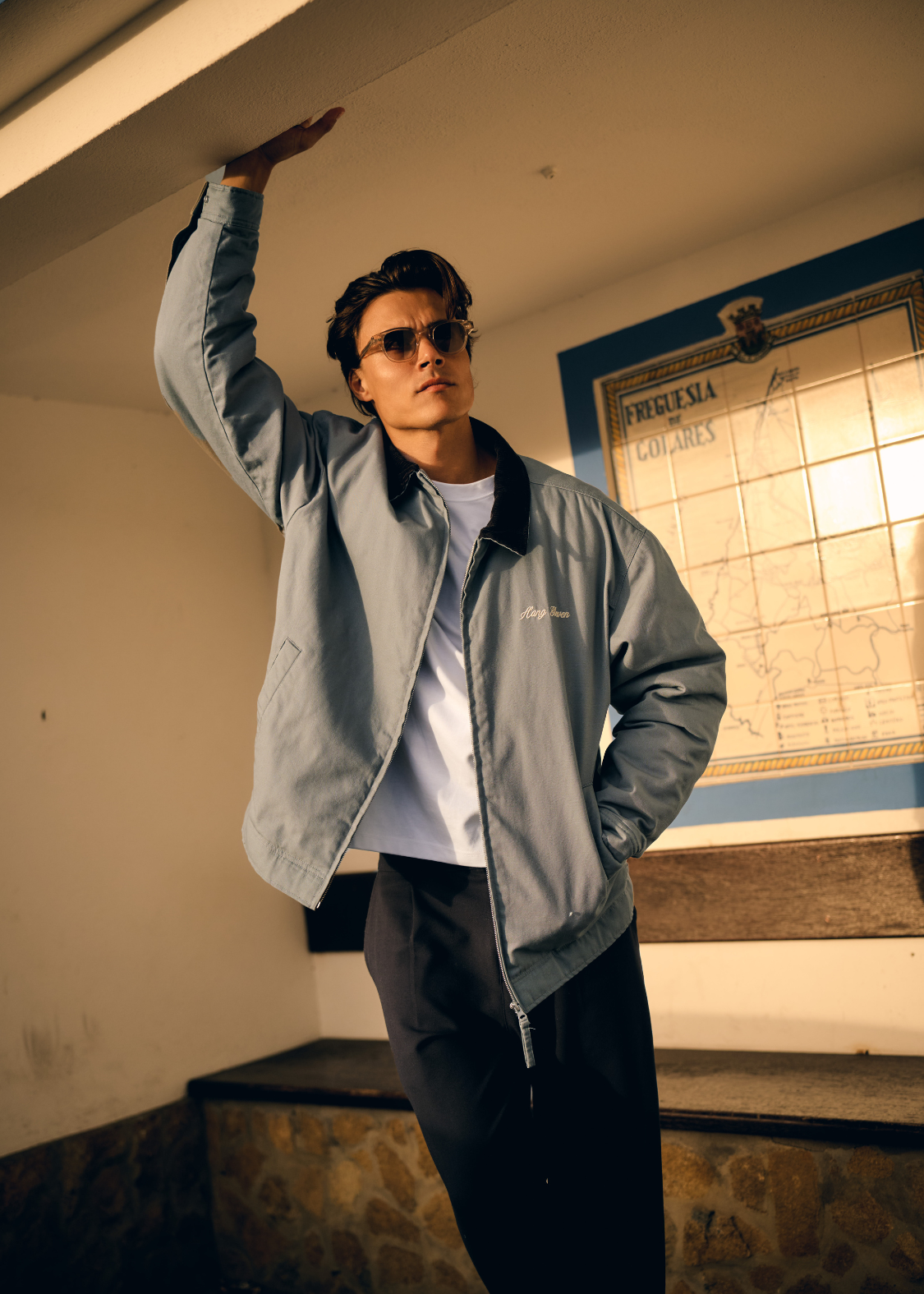 Premium Worker Jacket - Washed Grey