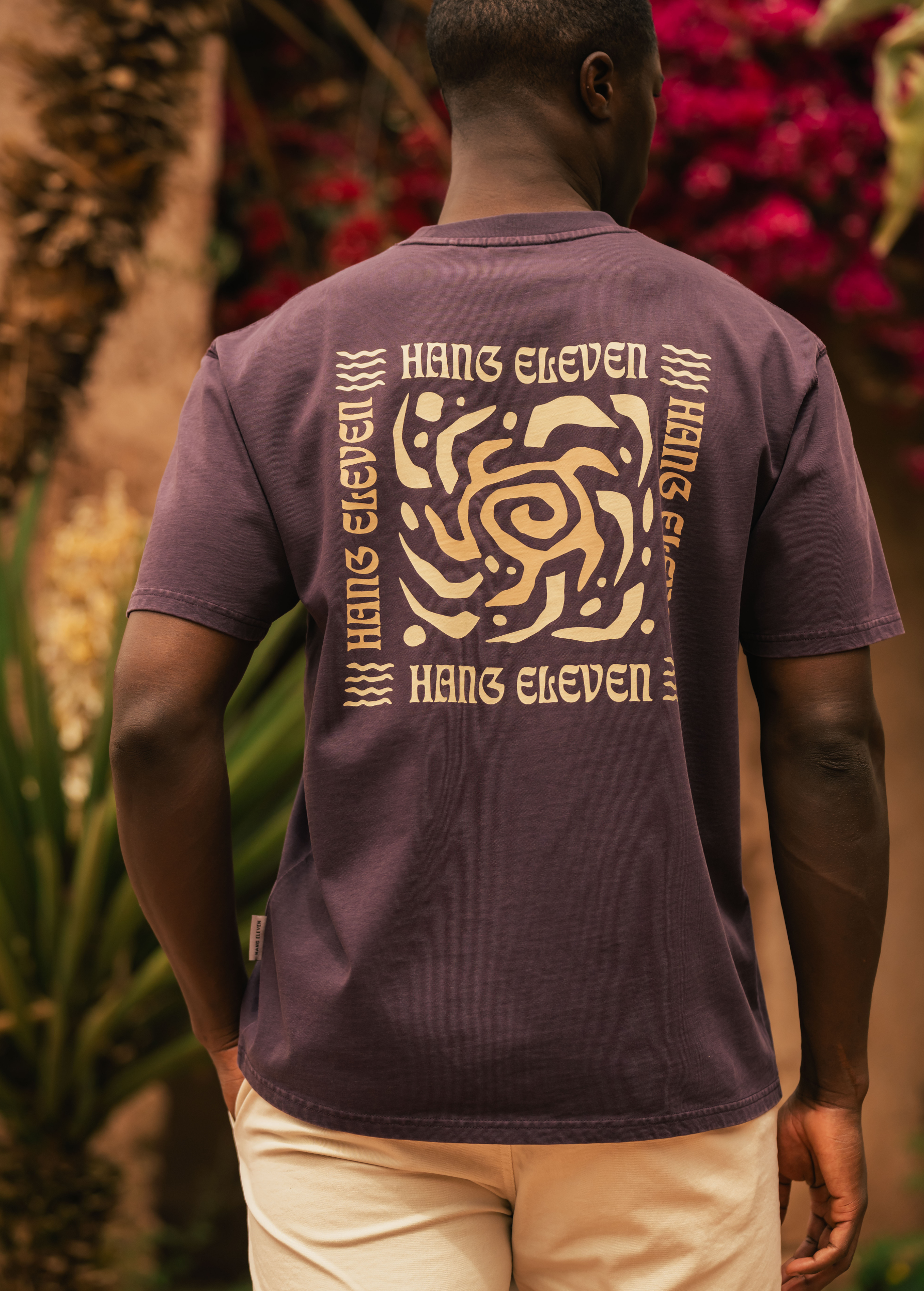 Square Tee - Washed Purple