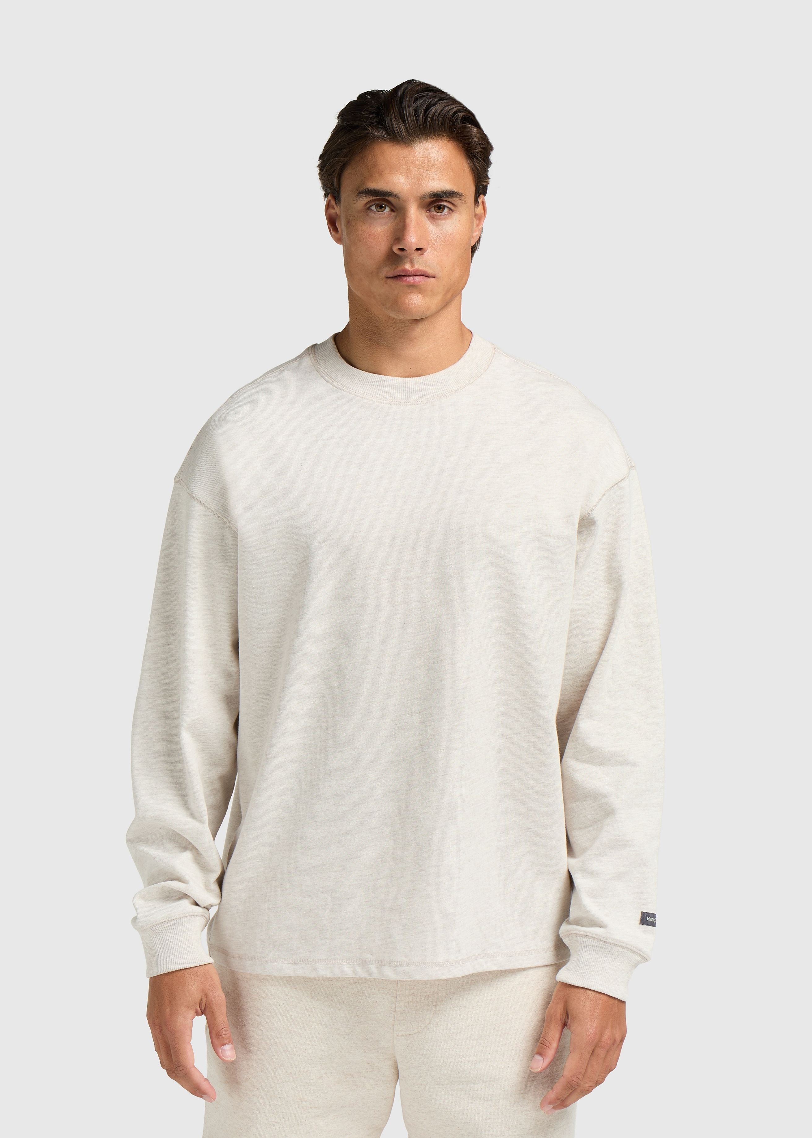 Vintage Washed Heavy Longsleeve - Sand Melange