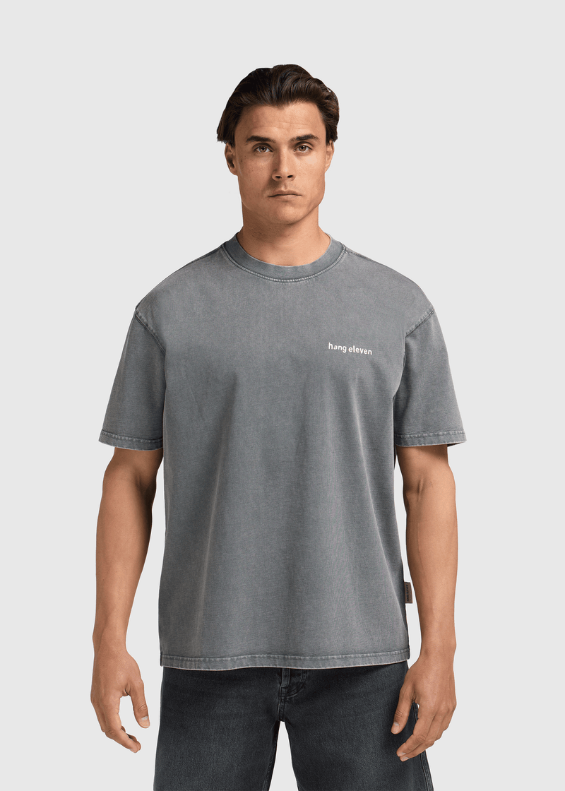 Palm Tee – Washed Grey