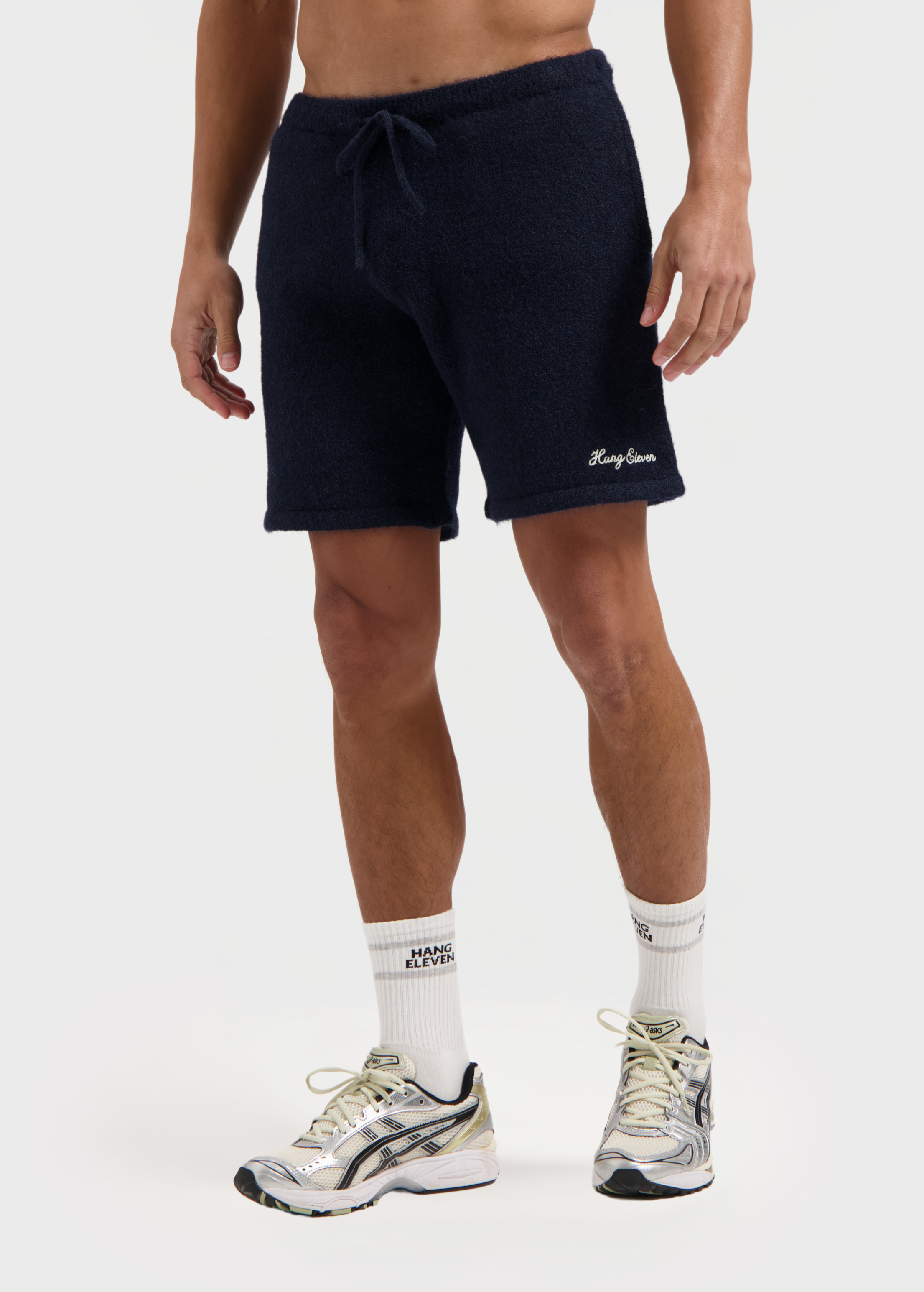 Soft Knitted Short - Navy Blue
