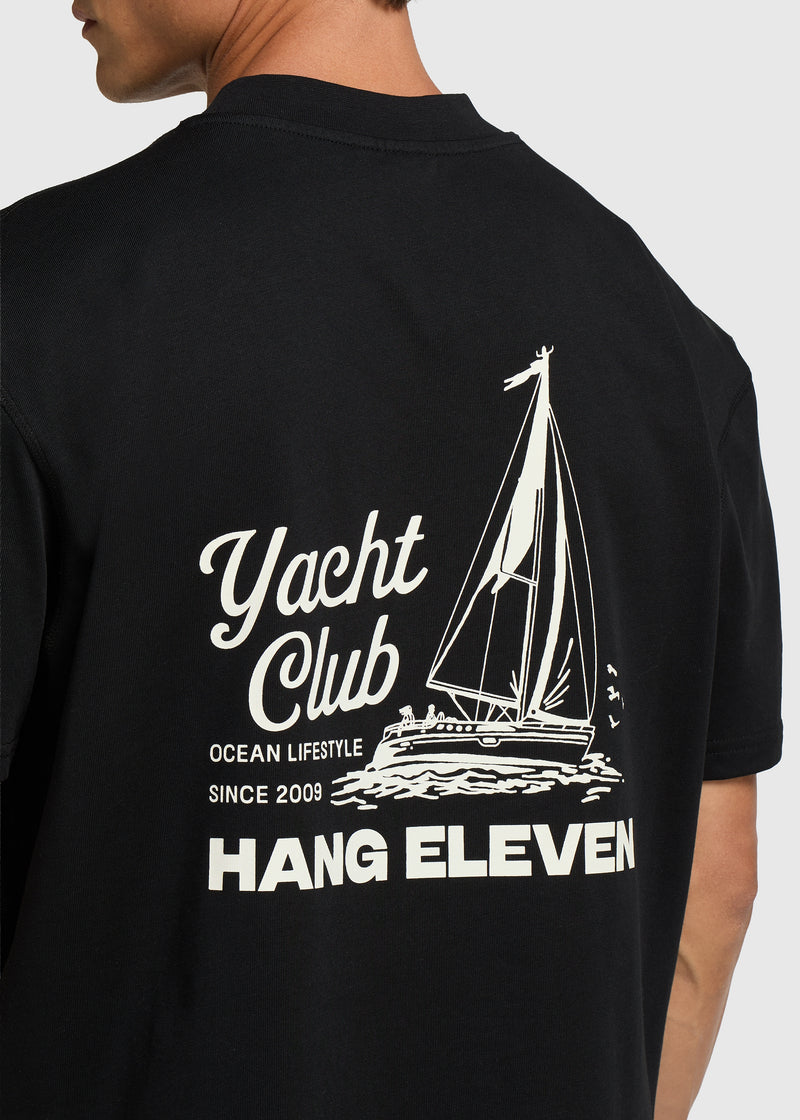 Yacht Club T-Shirt – Off Black
