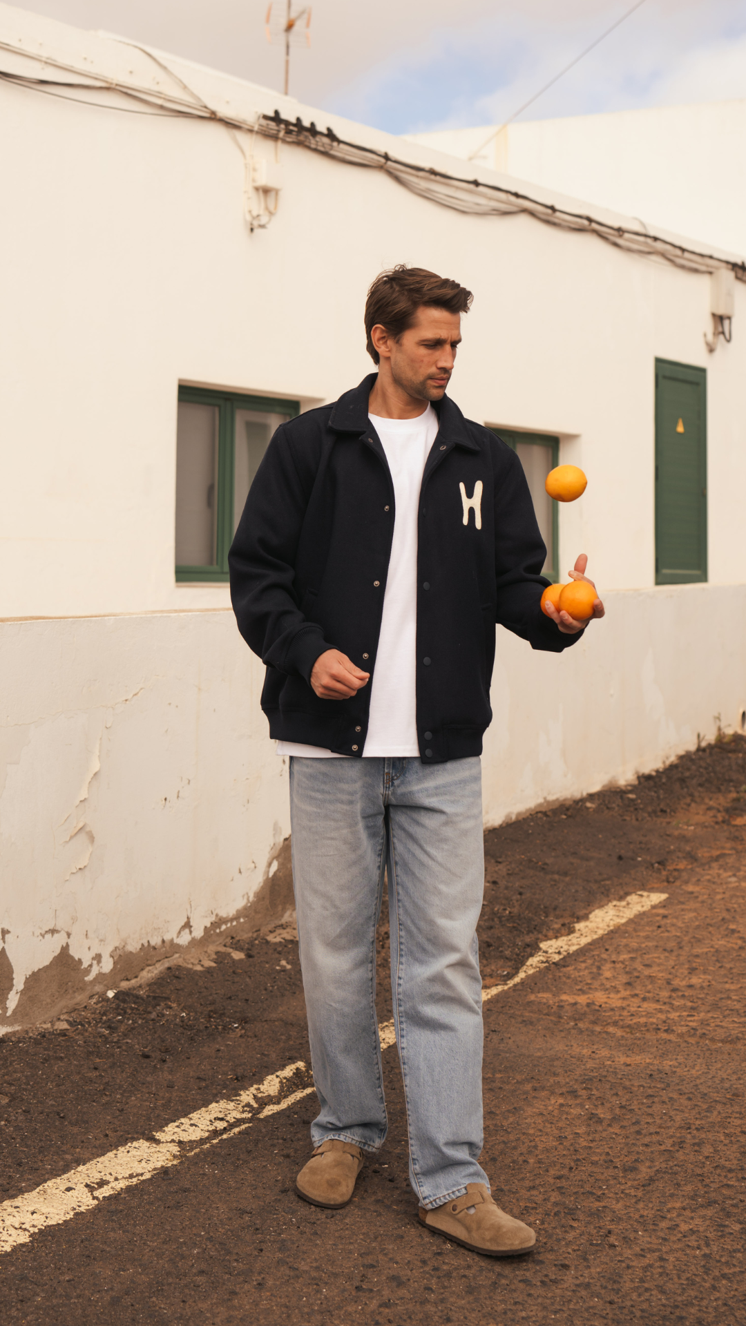 Varsity Jacket - Navy Blue