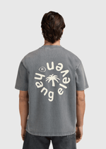 Palm Tee - Washed Grey