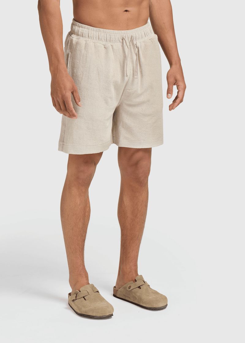 Toweling Short - Sand