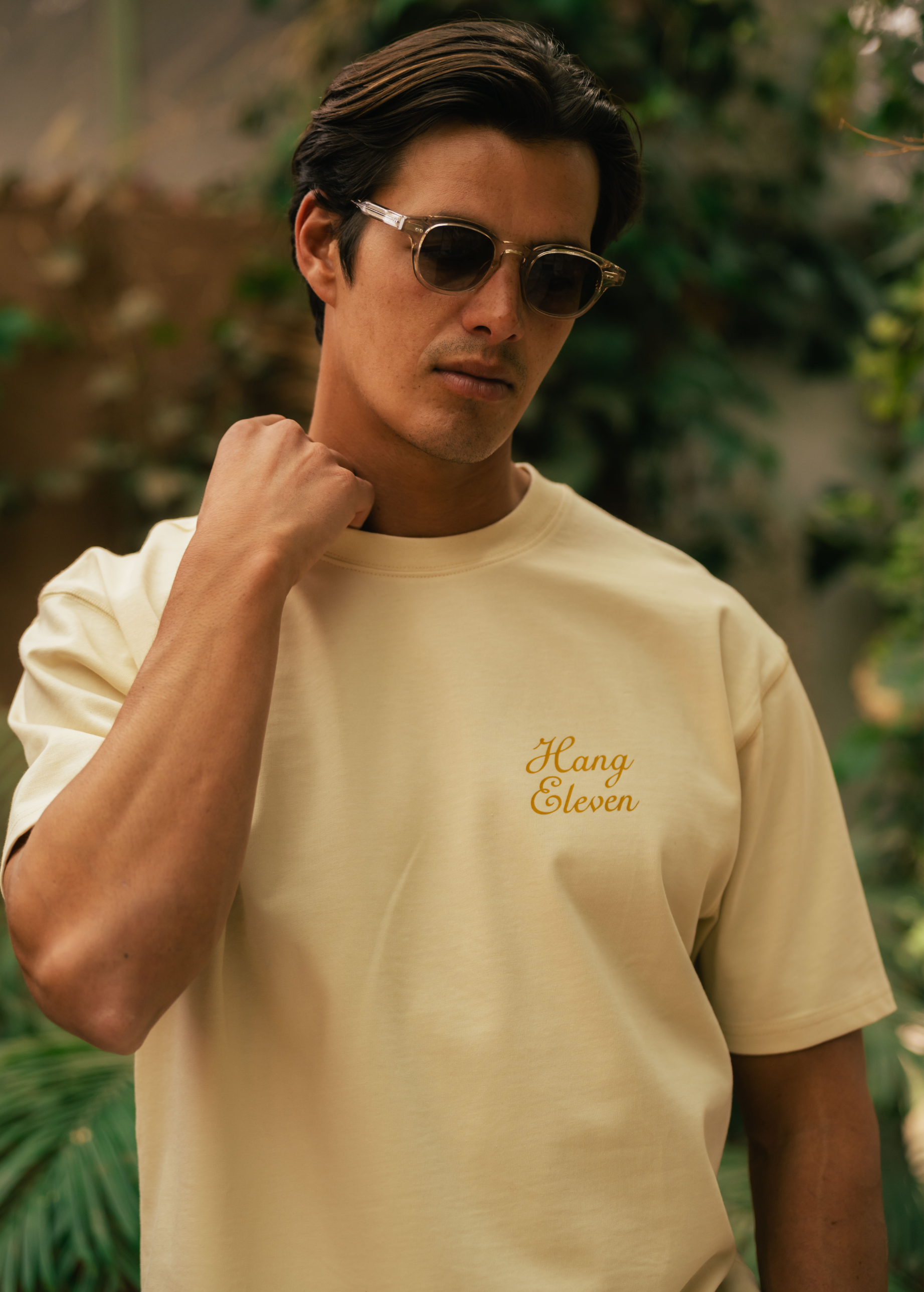 Full House Of Tiles Tee - White Sand