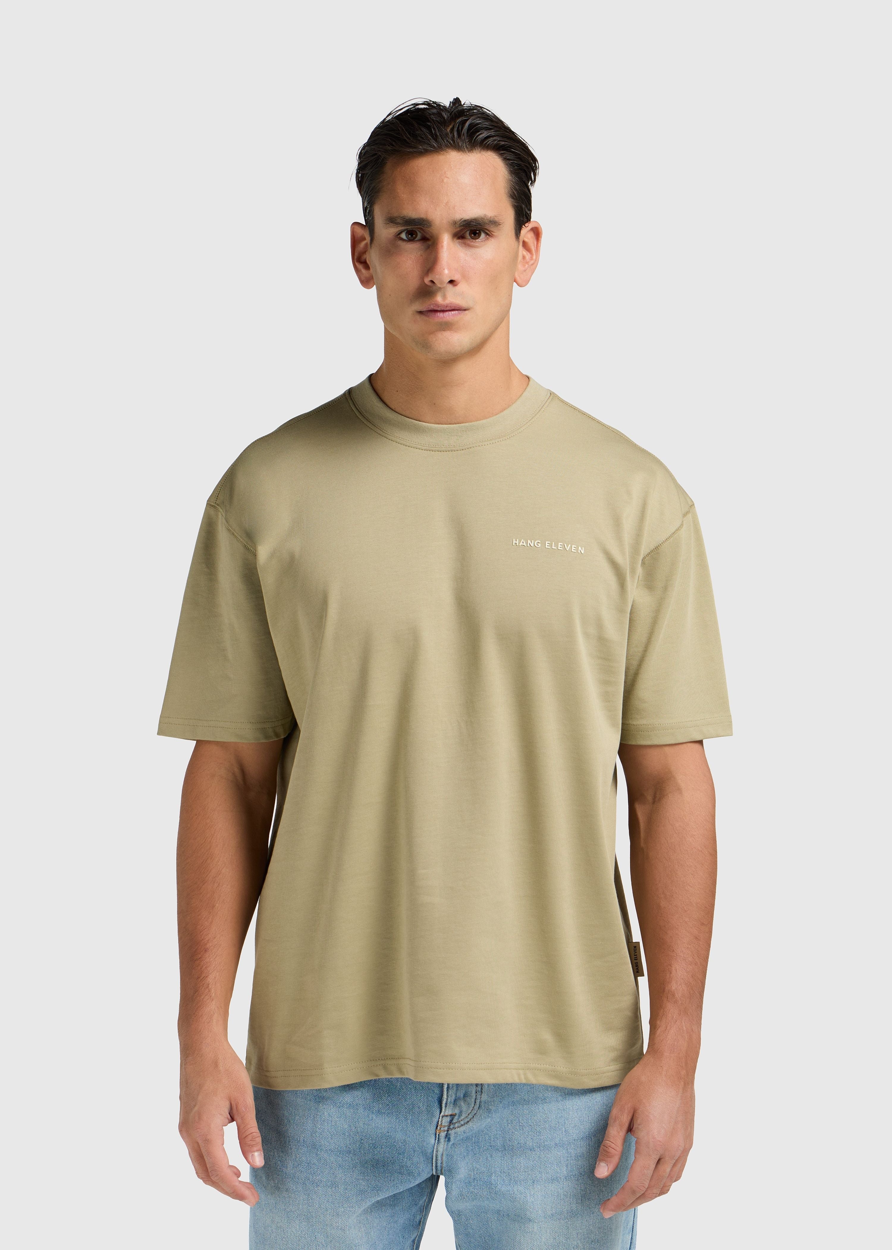 Floral Tee - Slate Green