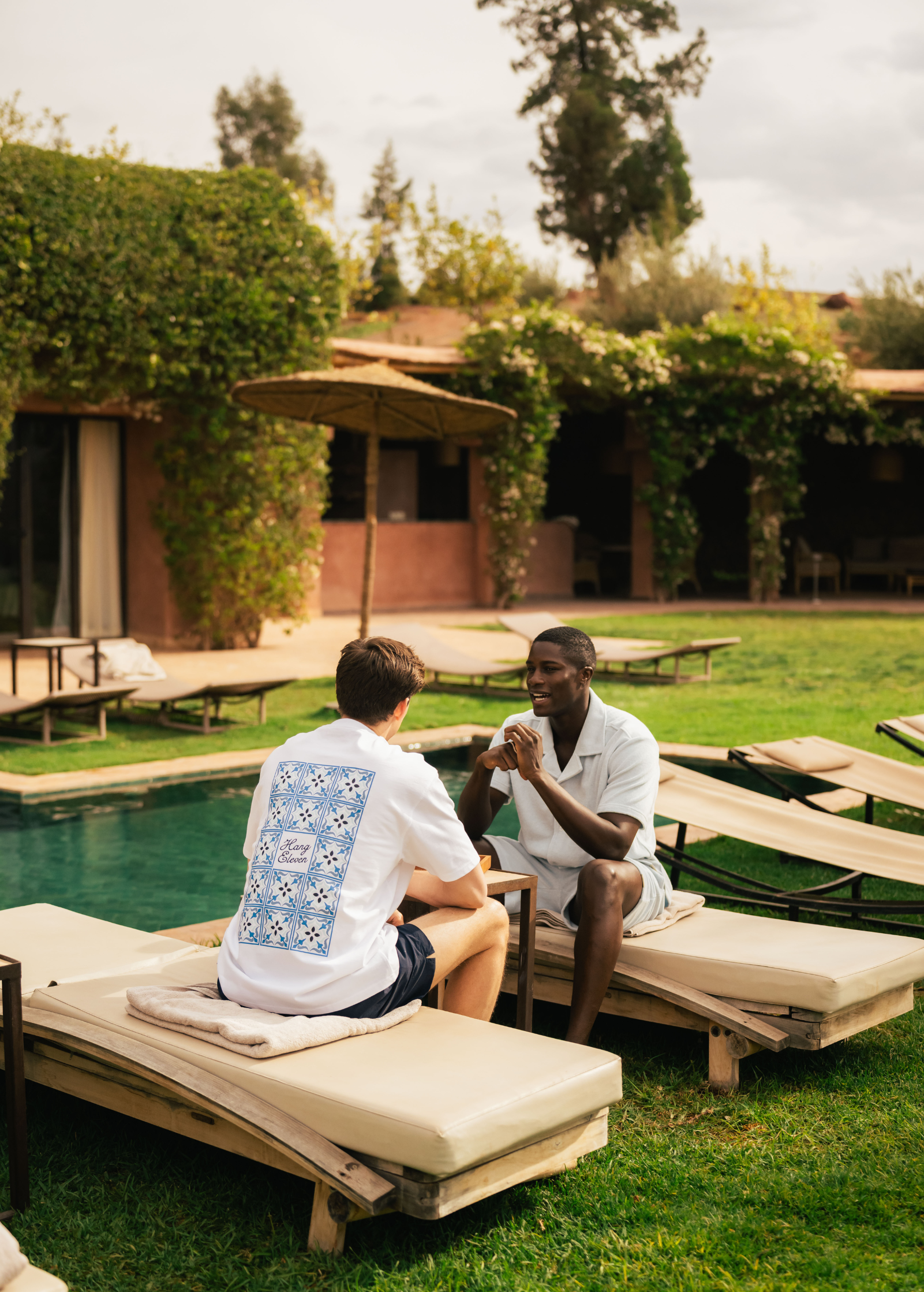 Fullhouse Of Tiles Tee - White