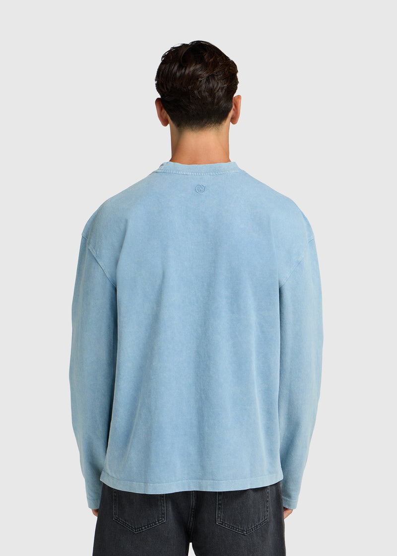 Vintage Washed Longsleeve - Light Blue