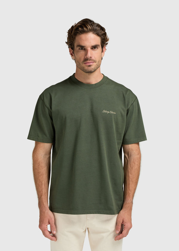 Blossom Tee - Dark Green