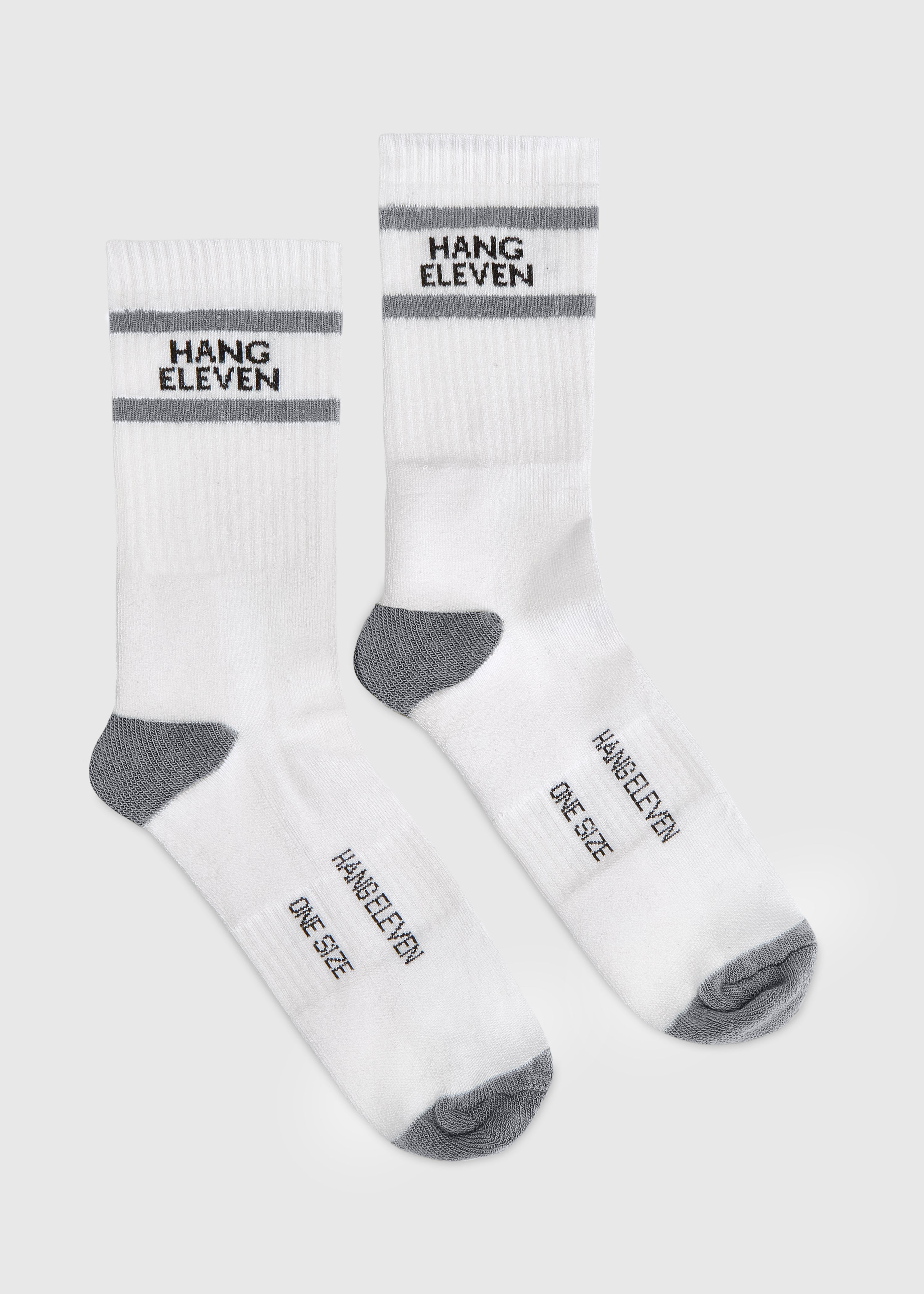Hang Eleven Socks - Light Grey